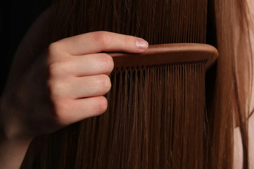 Smooth healthy hair after advanced hair restoration with Follicular Stem Cell Therapy.